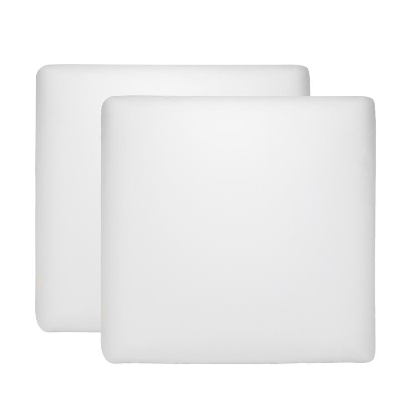 Almofada quadrante com enchimento viscoelástico Decora soft touch Pack 2 Uds. 45x45
