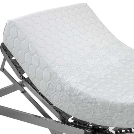 Packung Gelenkmatratze Visco Memory 7 Rastplätze Höhe 23 cm + Gelenkbett 5 elektrische Flugzeuge 2