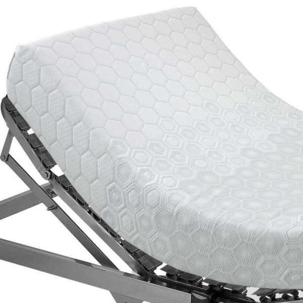 Pack matelas articulé visco Memory 7 aires de repos hauteur 23 cm + lit articulé 5 avions électriques
