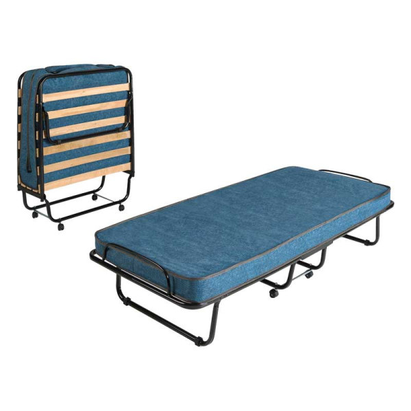 Cama plegable individual con colchón Ergoform de espuma