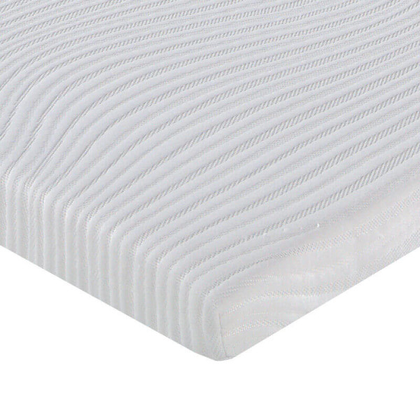 Stresch fabric memory foam topper mattress height 5 cm