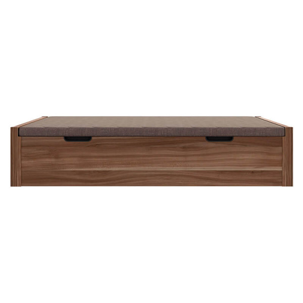 Canapé Abatible Arcón de madera con tirador embutido altura 34 cm