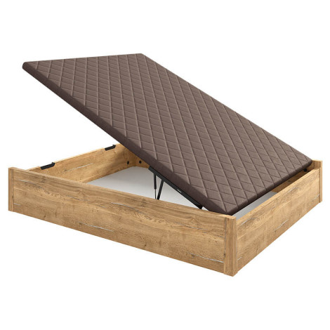 Canapé Abatible Arcón de madera con tirador embutido altura 34 cm 2