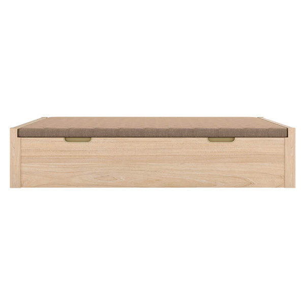Folding sofa Wooden chest with breathable legs height 34.5 cm