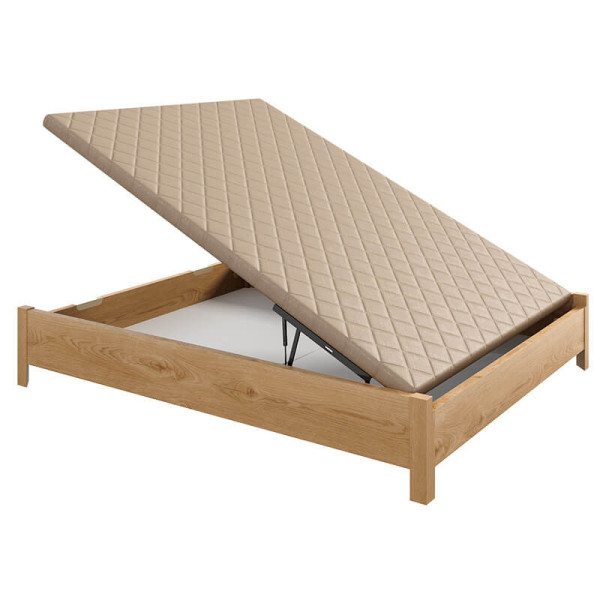 Folding sofa Wooden chest with breathable legs height 34.5 cm