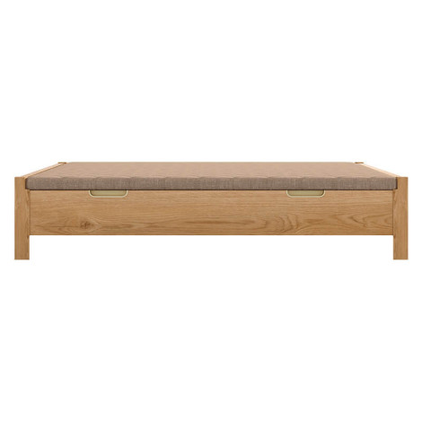 Canapé pliant Coffre en bois avec pieds respirants hauteur 34,5 cm 2