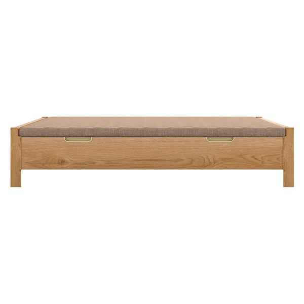 Folding sofa Wooden chest with breathable legs height 34.5 cm
