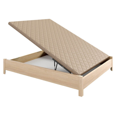 Klappsofa. Holztruhe mit atmungsaktiven Beinen, Höhe 34,5 cm 2