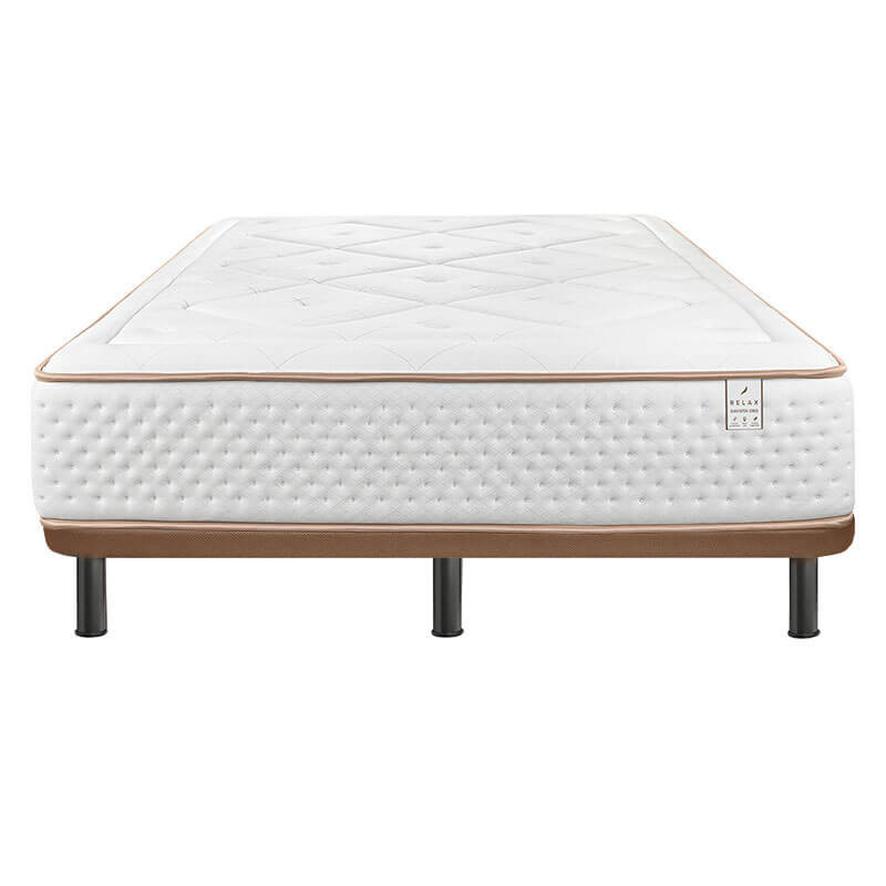 Pack Gaviota Oro pocket sprung mattress 31 cm visco-graphene + 3D upholstered base
