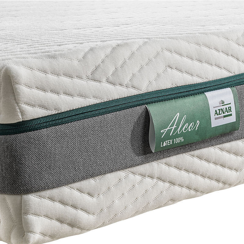 Matelas 100% latex Alcor 22 cm doux et agréable