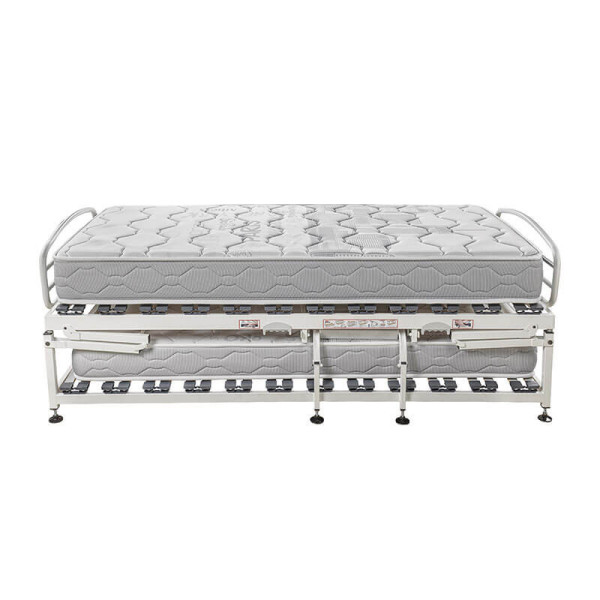Pack Litera plegable Vega Pardo Max con hidráulicos + 2 Colchones visco vega de Pardo 17 cm firme apto para literas