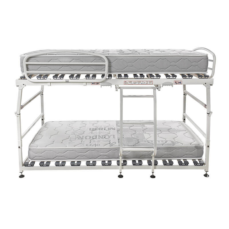 Vega Pardo Max Klapp-Etagenbett-Paket mit Hydraulik + 2 Pardo Visco Vega Matratzen 17 cm fest passend für Etagenbetten