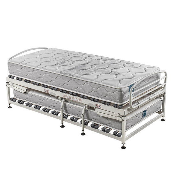 Pack Litera plegable Vega Pardo Max con hidráulicos + 2 Colchones visco vega de Pardo 17 cm firme apto para literas