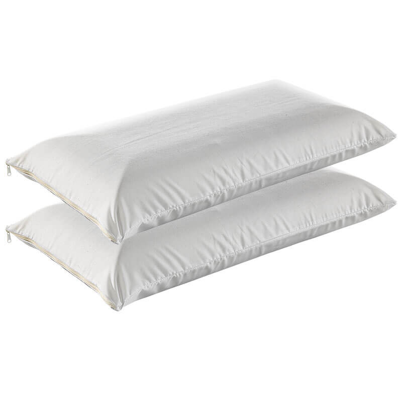Lot de deux oreillers viscoélastiques anti-acariens Memory Duo