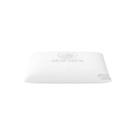 Pack de deux oreillers en flocons anti-allergiques 100% viscoélastiques à l'aloe vera 2
