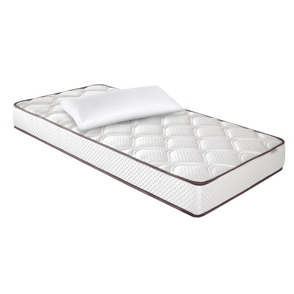 Matelas visco roulé 16 cm fermeté moyenne antiallergique