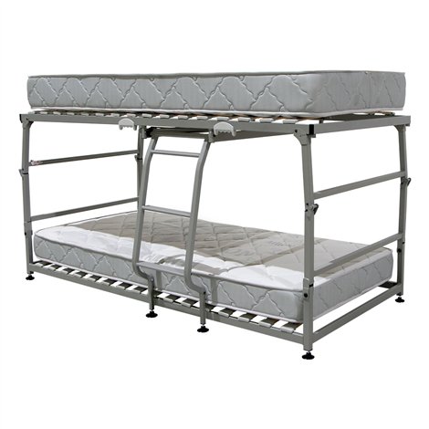 Vega Pardo folding bunk bed pack + 2 Vega visco mattresses from Pardo 17 cm firm suitable for bunk beds