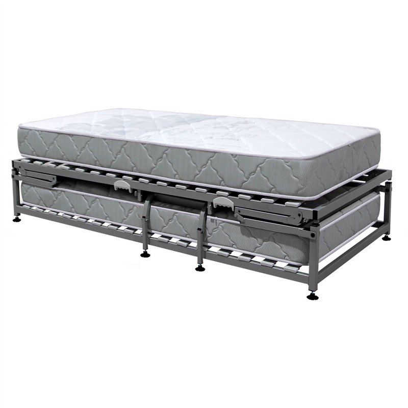 Vega Pardo folding bunk bed pack + 2 Vega visco mattresses from Pardo 17 cm firm suitable for bunk beds