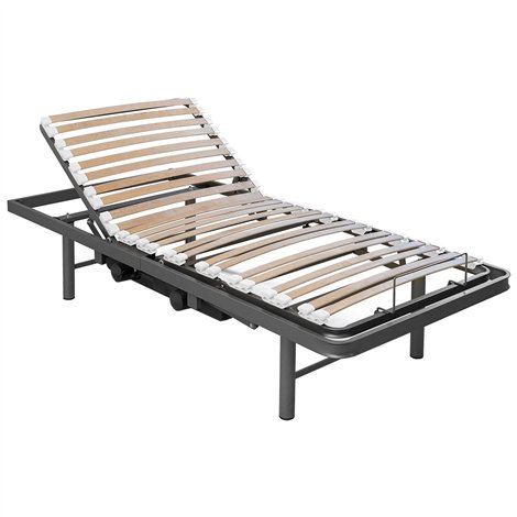 Articulated mattress pack with pocket springs and viscoelastic height 23 cm + Electric articulated bed with 5 planes 2