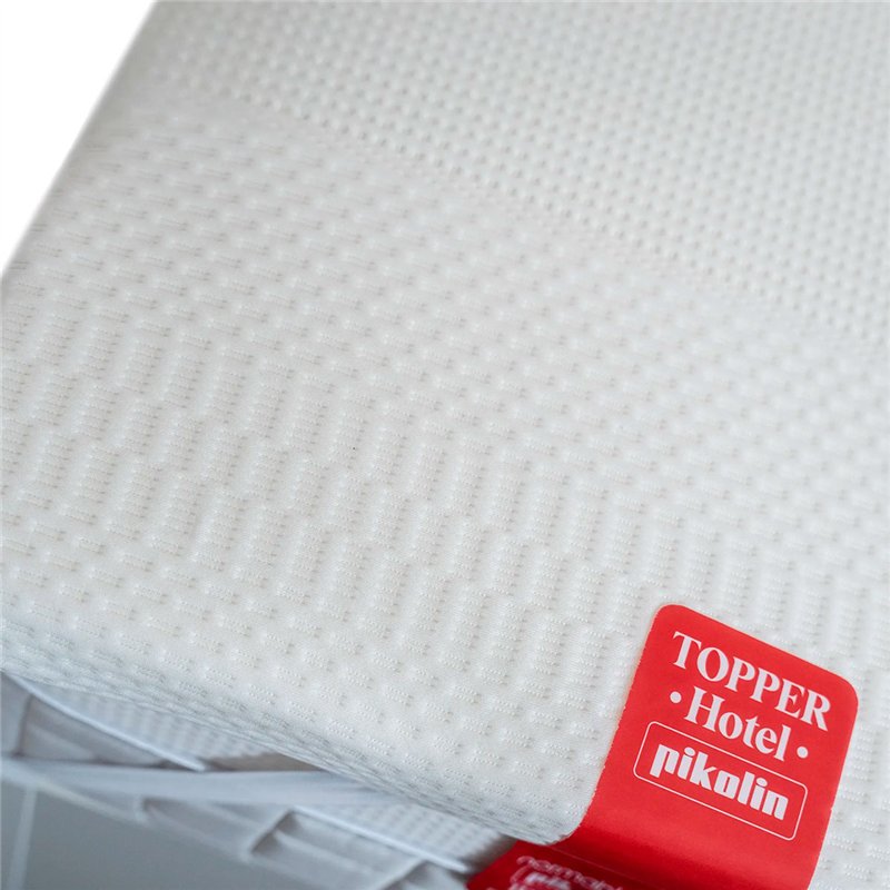 Surmatelas en latex naturel Fermeté moyenne-haute Confort supplémentaire Respirant Hypoallergénique Adaptable Améliore le repos 