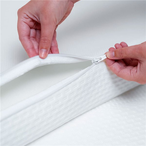 Topper de látex natural Firmeza média-alta Conforto extra Respirável Hipoalergênico Adaptável Melhora o descanso Suporte ergonôm