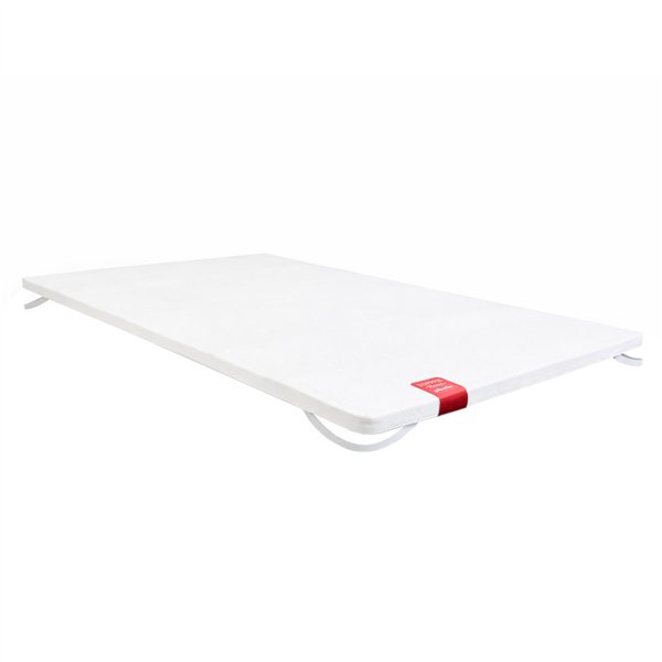 Surmatelas en latex naturel Fermeté moyenne-haute Confort supplémentaire Respirant Hypoallergénique Adaptable Améliore le repos 