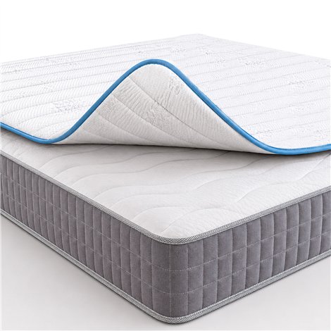 Topper X Cool Effet rafraîchissant 3,5 cm Garnissage en fibres et mousse Respirant Fraîcheur optimale Confort supplémentaire