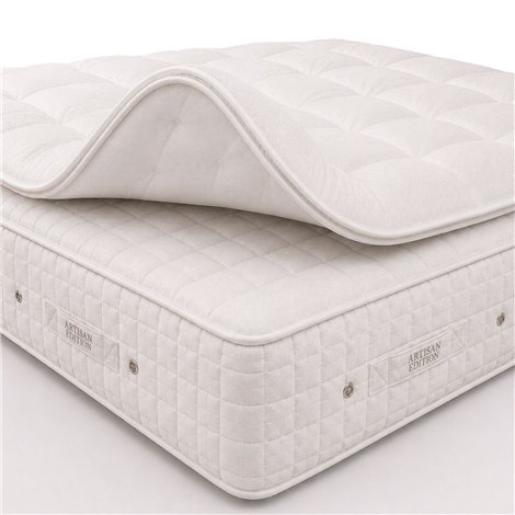 Surmatelas 100% naturel Fermeté moyenne-haute Confort supplémentaire Respirant Hypoallergénique Adaptable Améliore le repos Sout