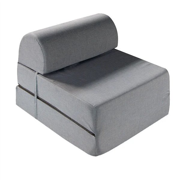 Pouf cama colchón individual-plegable desenfundable