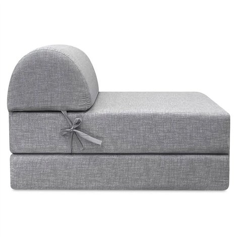 Pouf cama colchón individual-plegable desenfundable 2