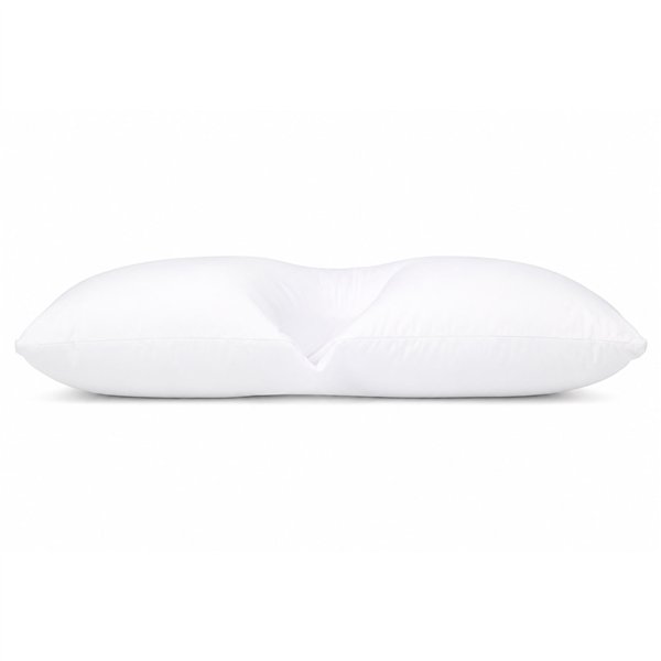 Oreiller cervical 100% silicone à fibres creuses au toucher duvet