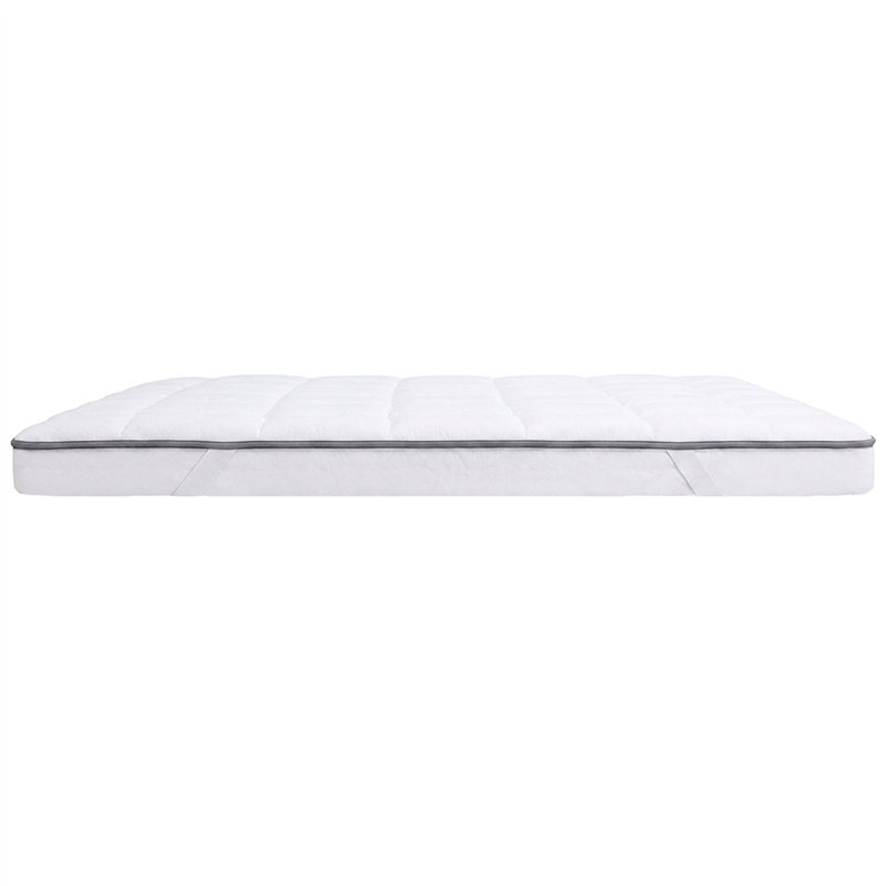 Sobrecolchón Topper relleno de mico-fibra 100% altura 7 cm