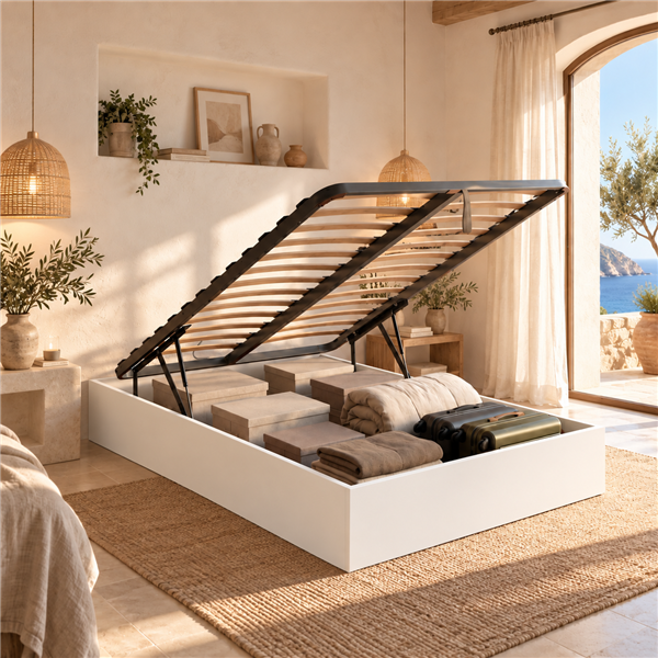 Folding bed with breathable sheets Oxfort height 32 cm