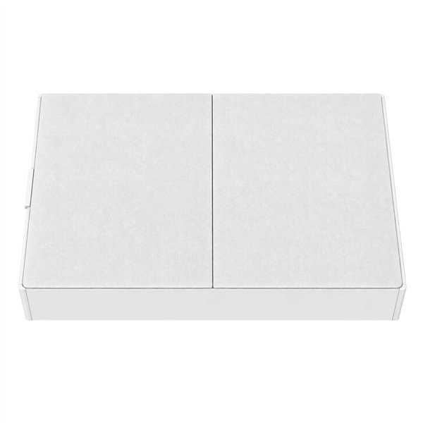 Folding sofa with dust cover, height 33 cm
