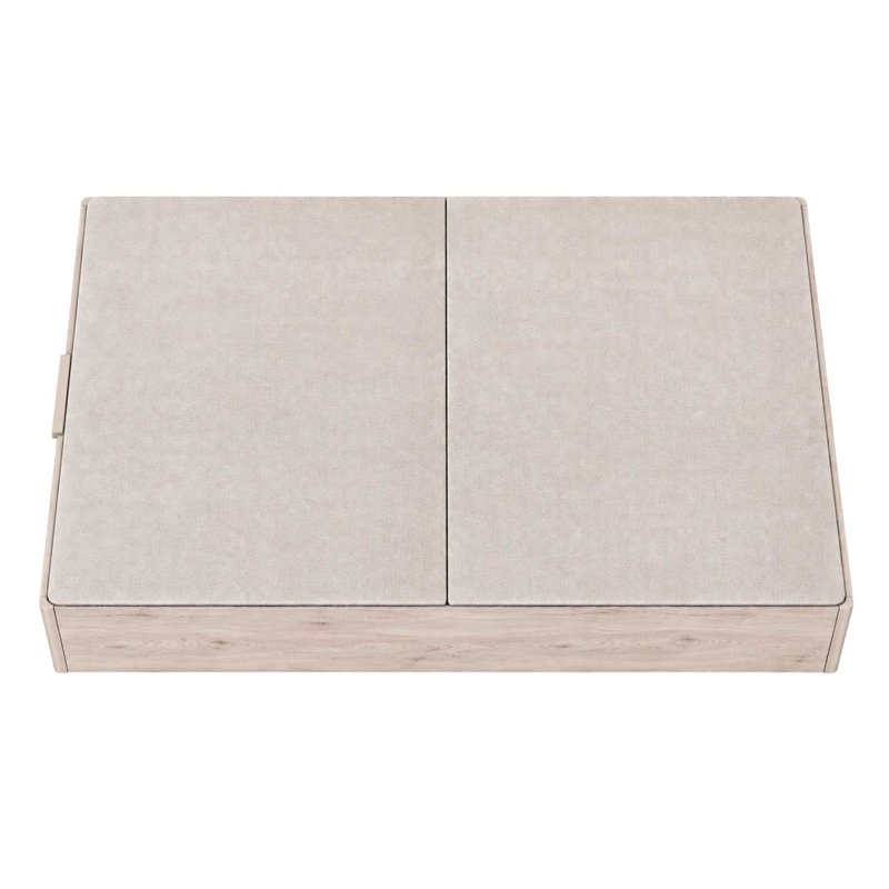 Canapé pliant avec housse anti-poussière, hauteur 33 cm