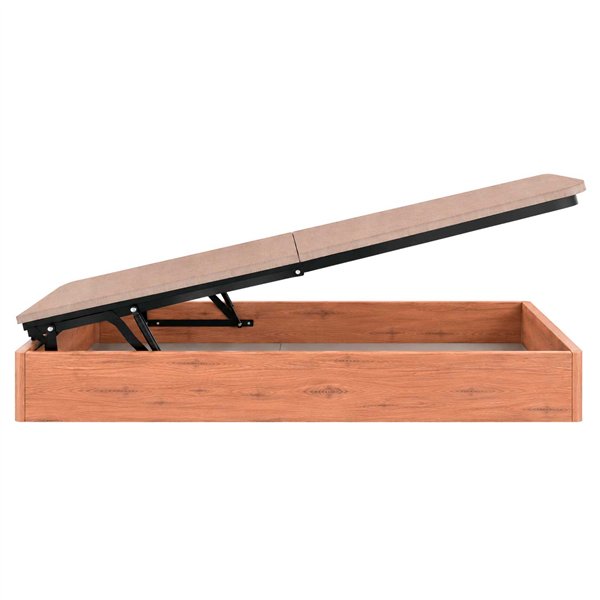 Canapé abatible tapa partida antipolvo altura 33 cm