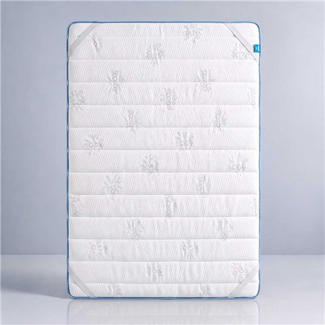 Topper X Cool Effet rafraîchissant 3,5 cm Garnissage en fibres et mousse Respirant Fraîcheur optimale Confort supplémentaire