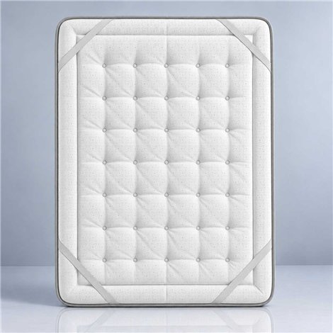 Matratzenauflage aus natürlicher Baumwolle, HR SuperSoft, atmungsaktiv, mit Wolkeneffekt und extra Komfort, 5 cm