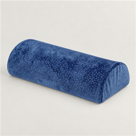 Almohada viscoelástica media luna para rodillas y piernas