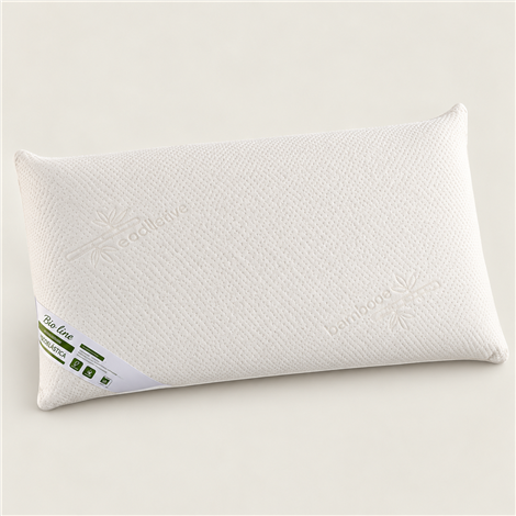 Visco-vegetal bamboo pillow soft firmness