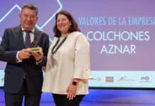 La historia de Colchones Aznar: 50 años de esfuerzo, fidelidad y un merecido reconocimiento Colchones Aznar premio valores de empresa 2023