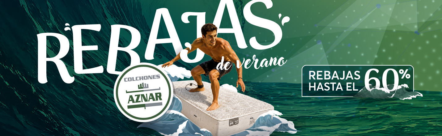 Rebajas de Verano-colchones hasta el 60%