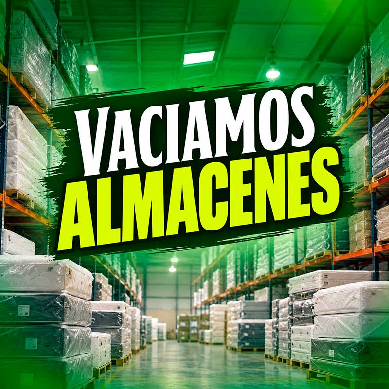 Vaciamos almacenes a precios de coste